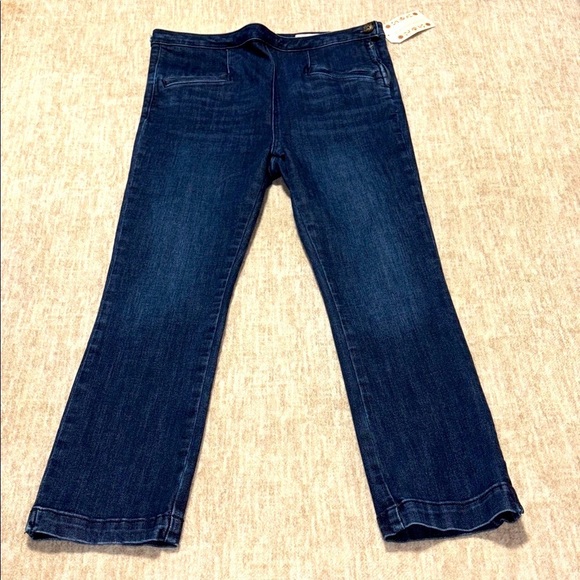 Pilcro and the Letterpress Denim - Sz 29 Sz 8 Anthropologie Pilcro and the letterpress Denim Leggings side zip